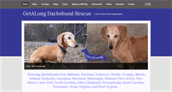 Desktop Screenshot of getalongdachshundrescue.org